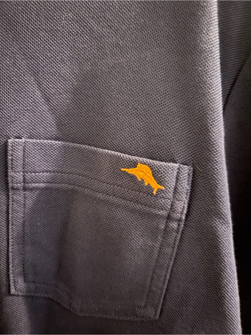 Tommy Bahama Charcoal Chinos with Yellow Fish Logo